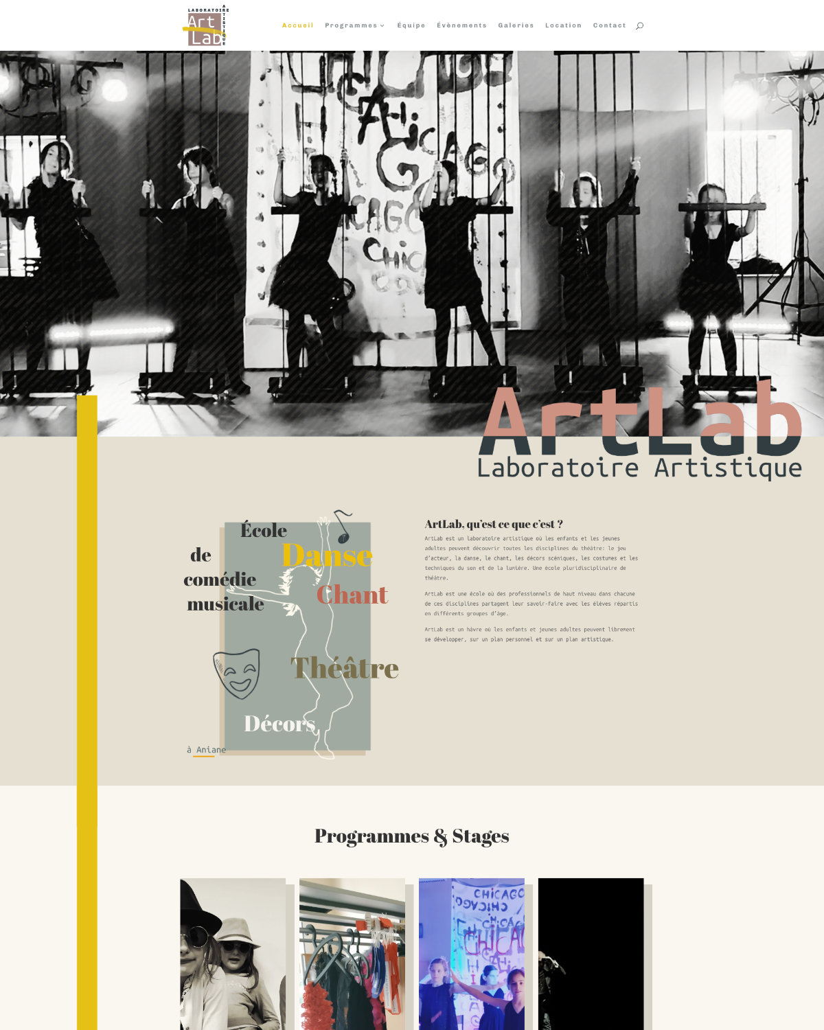 Artlab, Webdesign