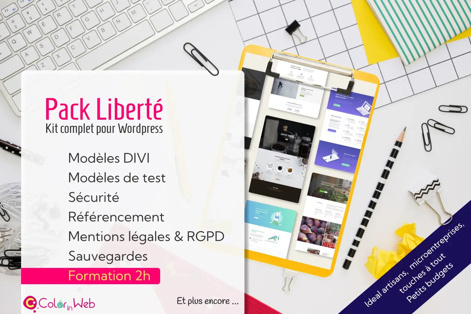 Pack Liberté : Kit complet WordPress