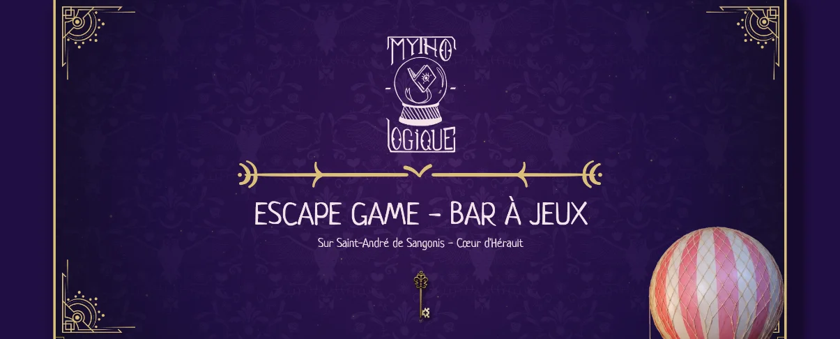 Mytho-logique : Bar à jeux et escape game